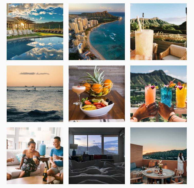 Instagram content for hotels