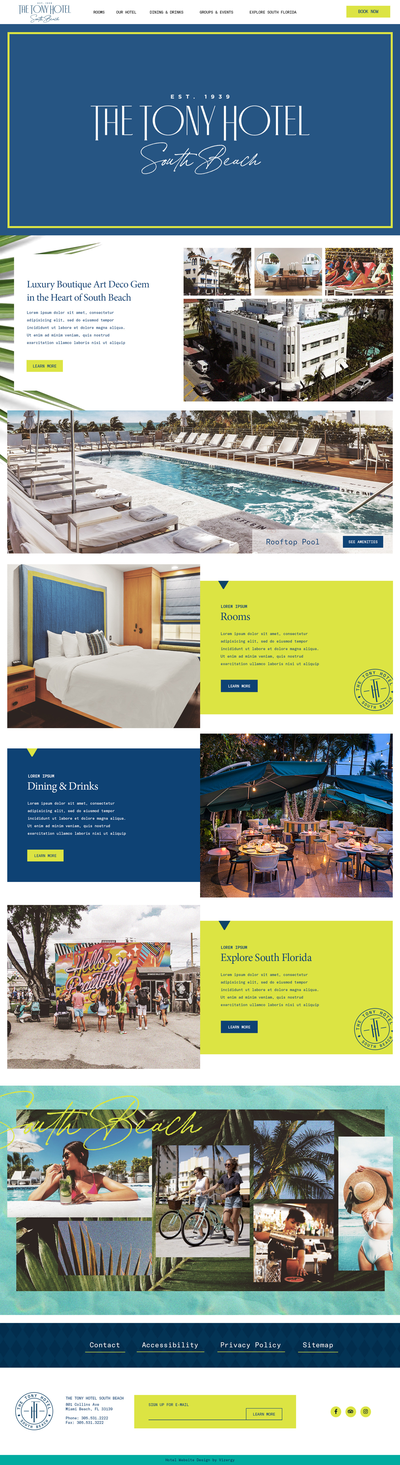 Vila Escalesia Website Screenshot