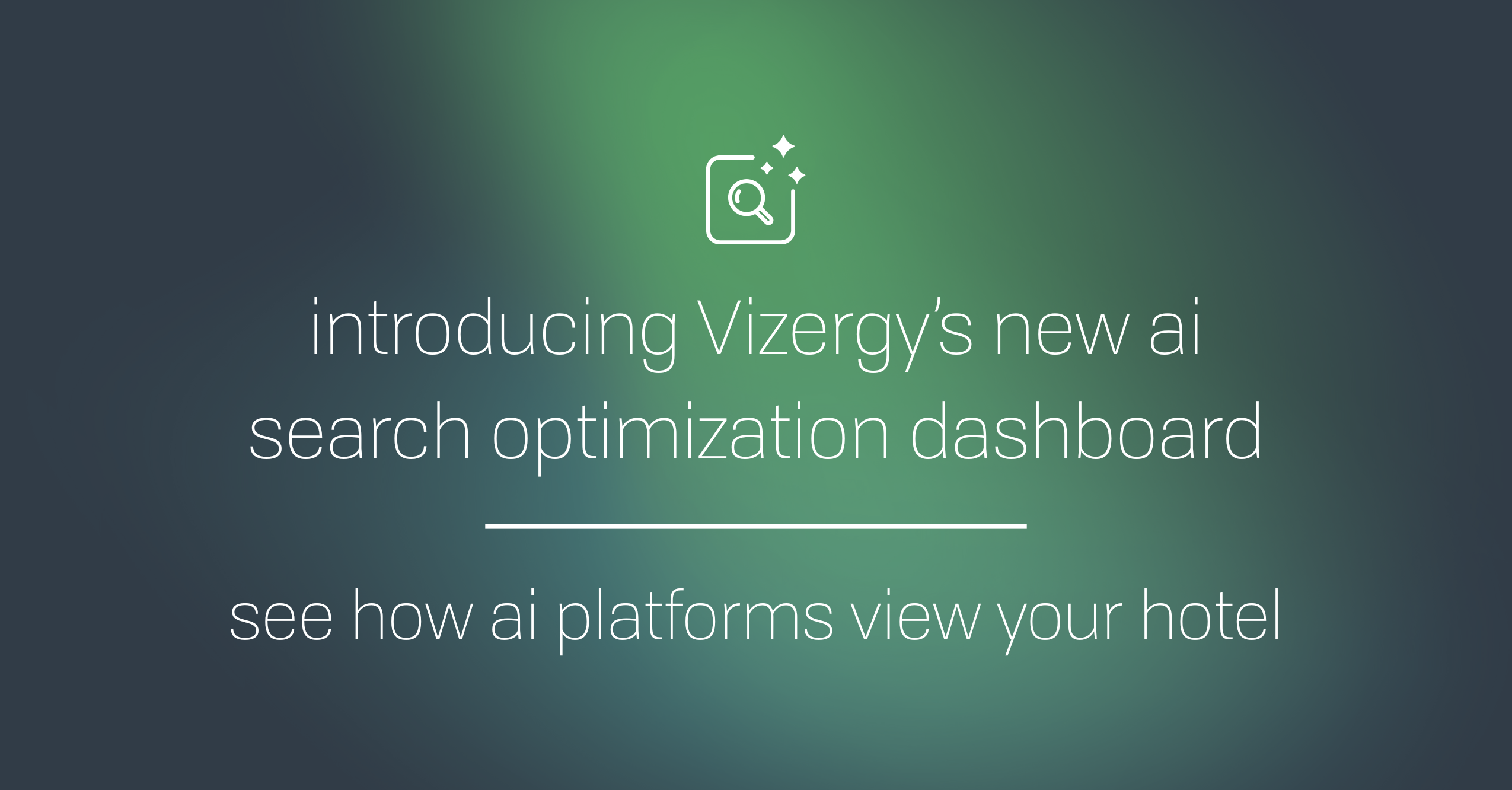 introducing vizergy's new ai search optimization dashboard