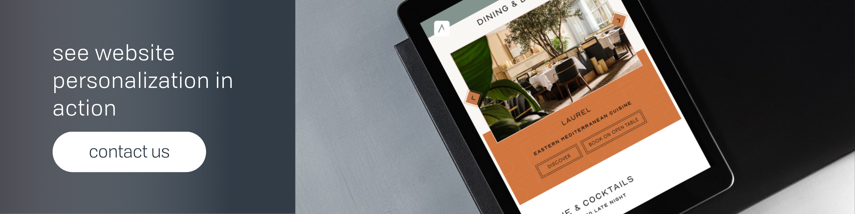 see website personalization in action
