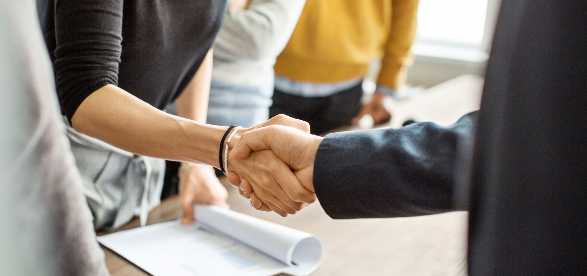 image of a handshake